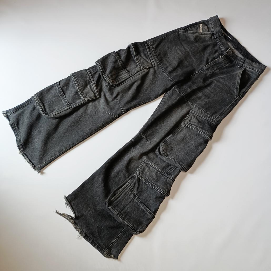 DIESEL D-SIRE-CARGO-S デニムカーゴパンツ ブラック 23