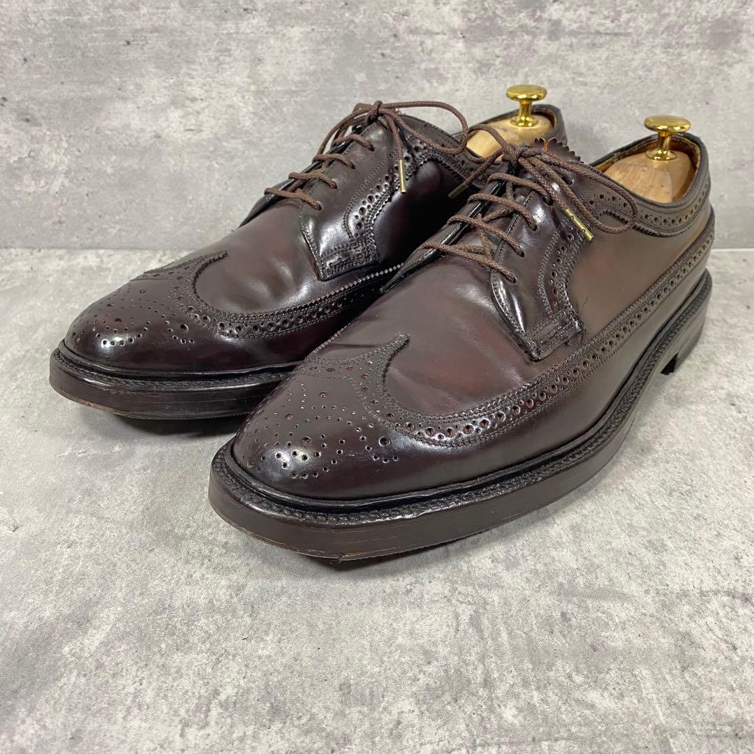 【70s】フローシャイム インペリアル コードバン ウイングチップ 27.5