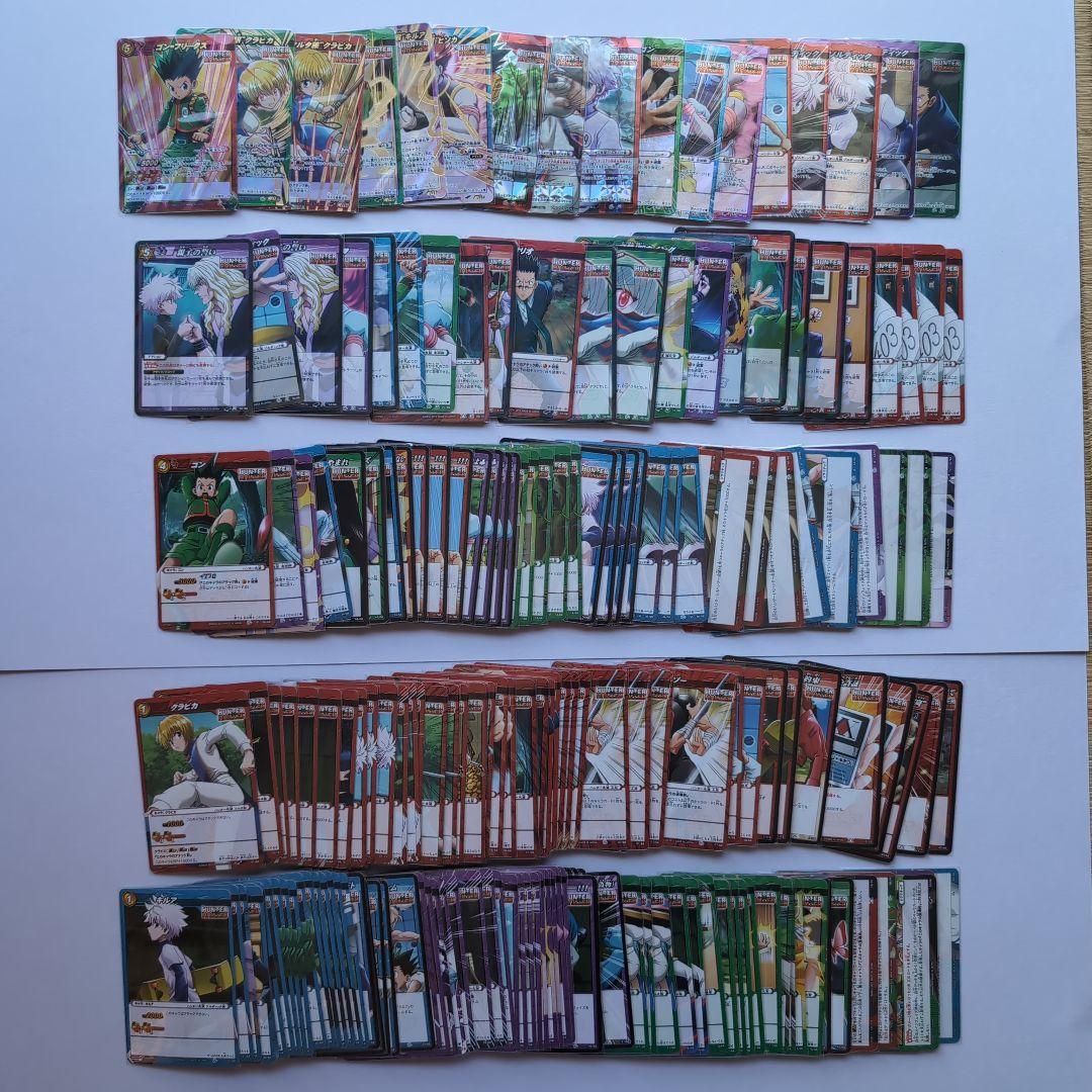 ミラクルバトルカードダス　HUNTER✕HUNTER 113種206枚まとめ売り