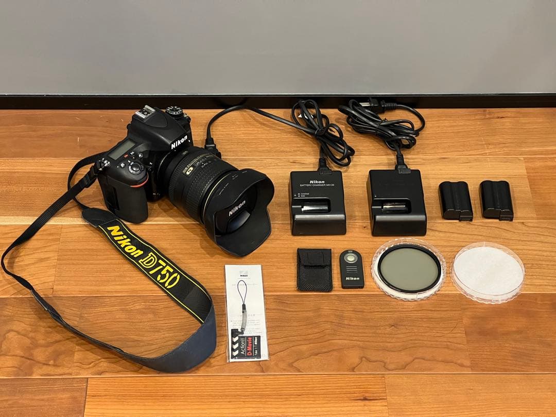 《良品》Nikon D750一眼レフ 24-120mmレンズキット おまけ多数
