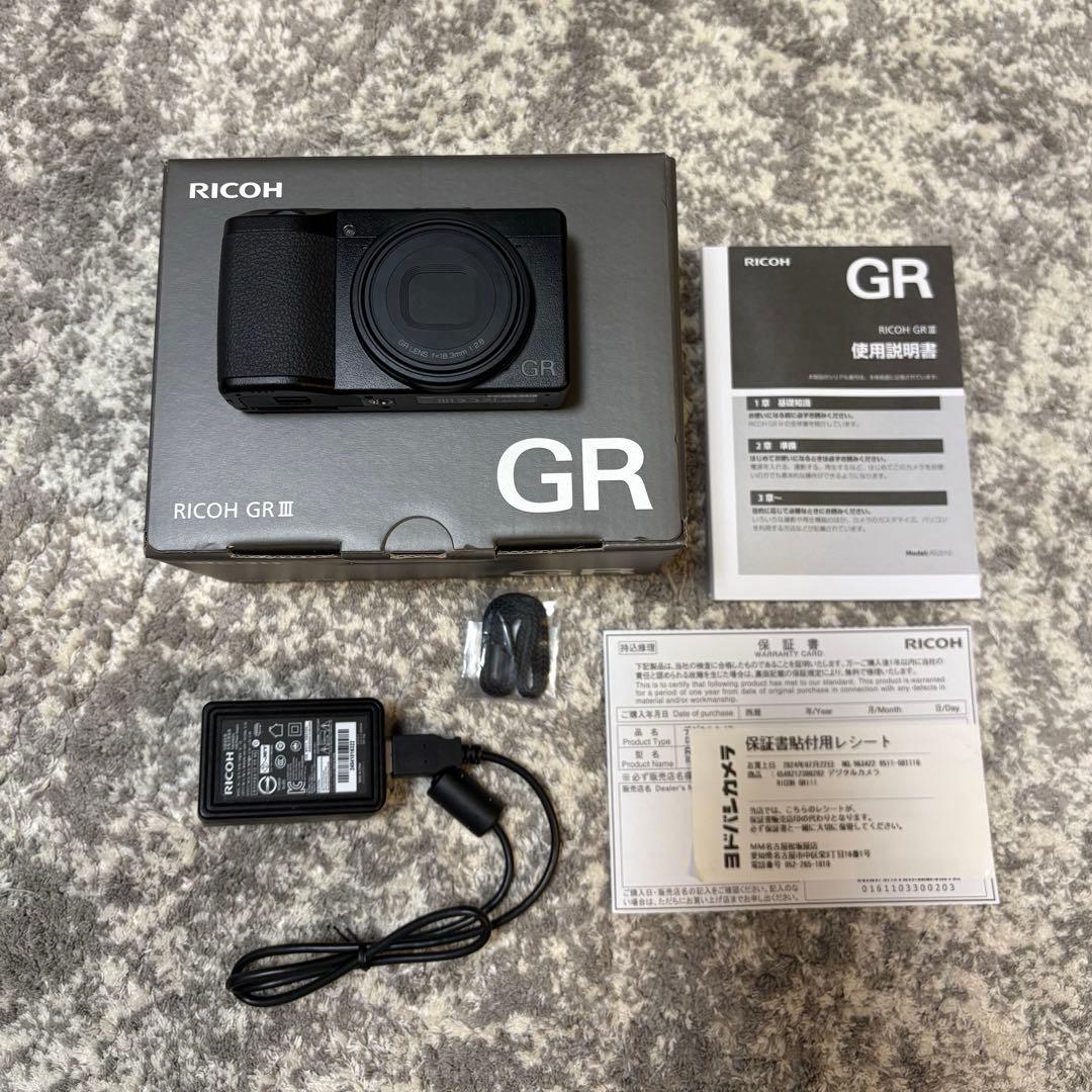 【極美品】シャッター数650 RICOH GR III
