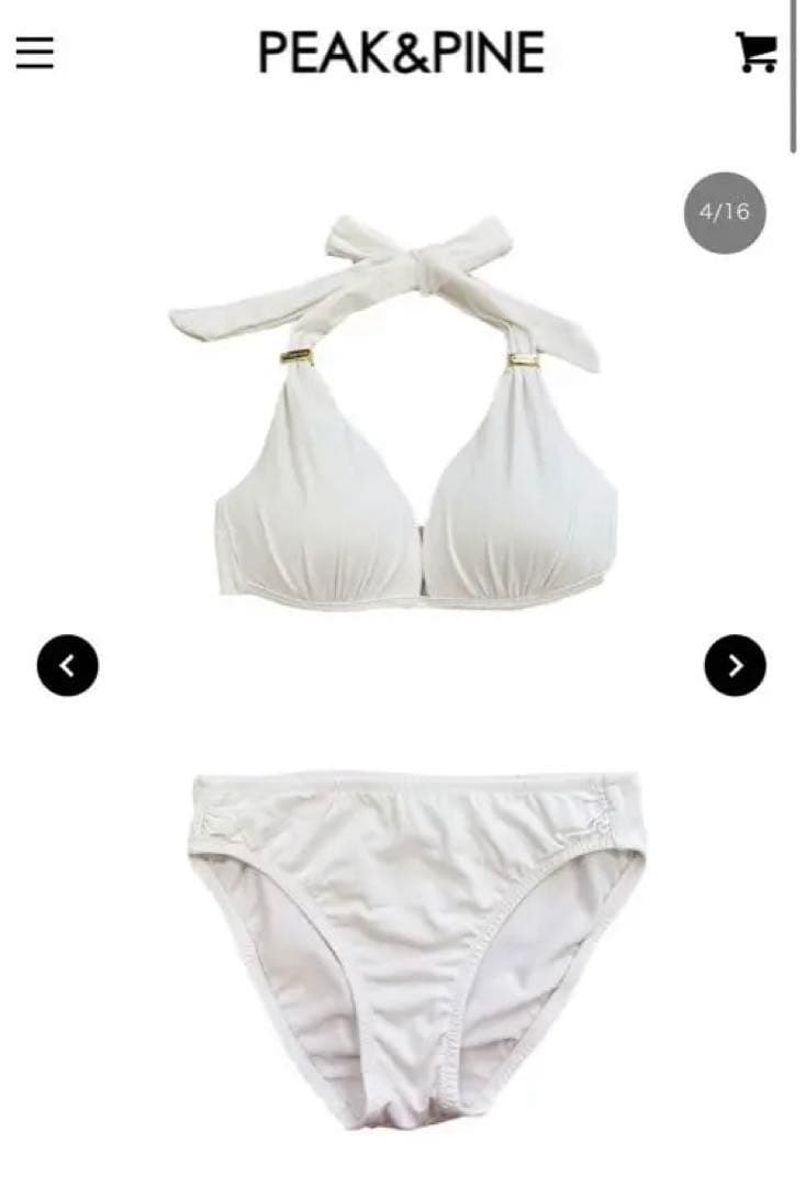 PEAK&PINE ホルターネックビキニ　9M