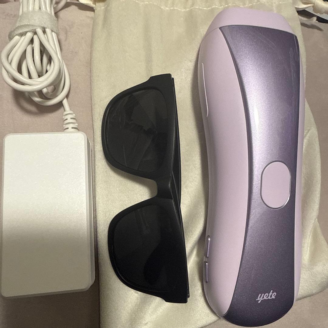 yete 脱毛器 充電器・サングラス付