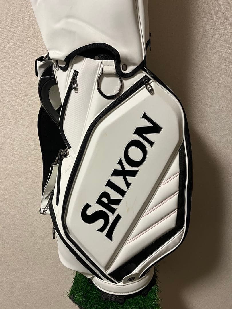 Srixon ホワイト キャディバッグ　スリクソン
