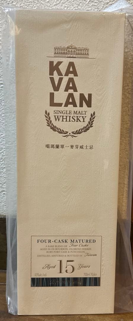 KAVALAN FOUR CASK MATURED 15年 700ml