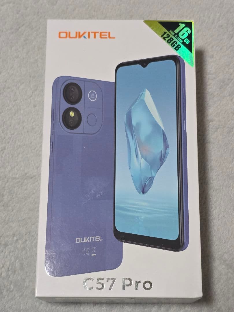 OUKITEL C57 Pro 16GB+128GB SIMフリー ブルー