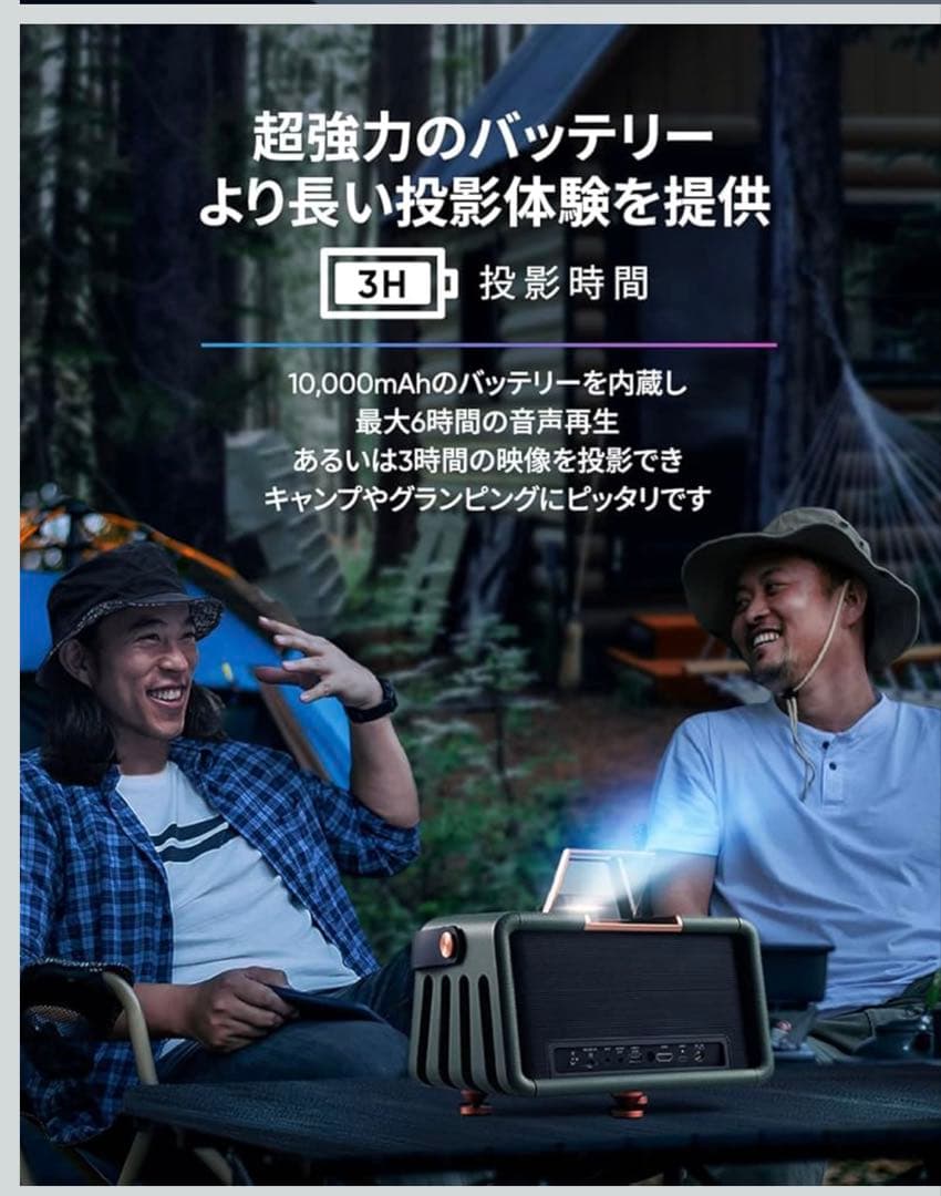 【新品未使用】NOMVDIC X300 モバイルプロジェクター