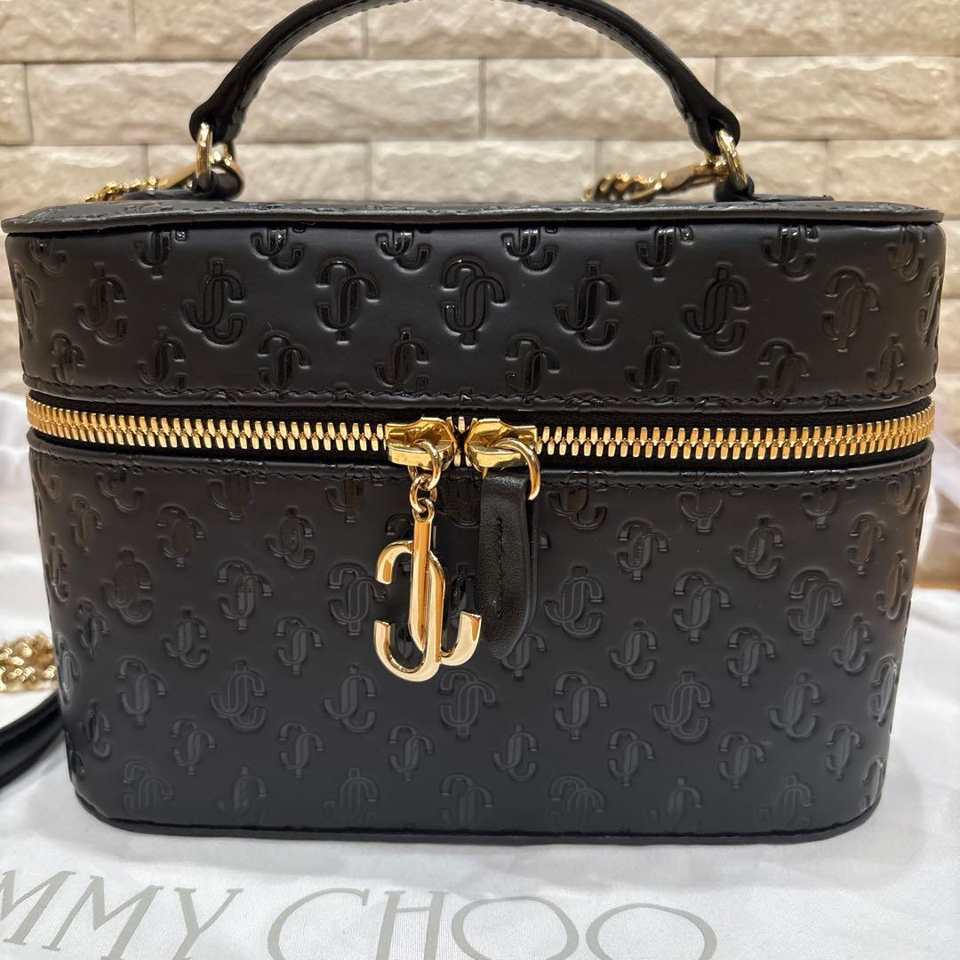 【美品】　Jimmy Choo バニティバック　黒