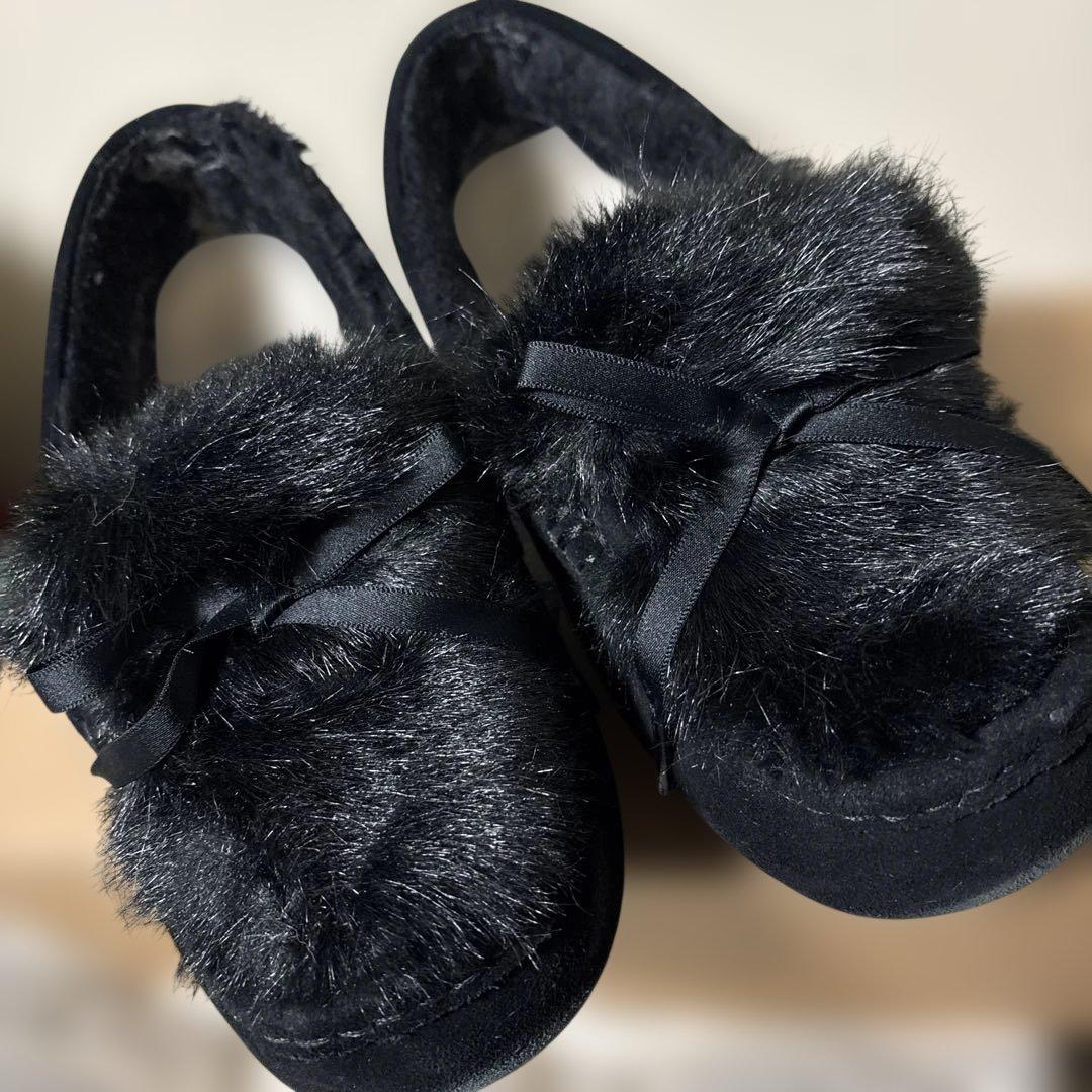 UGG アンスレー シェイン モカシン スリッポン US8 ブラック