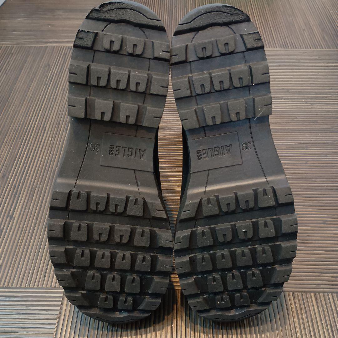 AIGLE エーグル アリア ラバーブーツ 黒