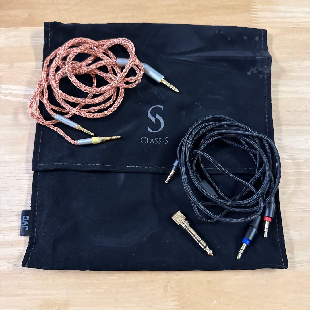 JVC CLASS-S WOOD 01 HA-SW01 美品 バランスケーブル付