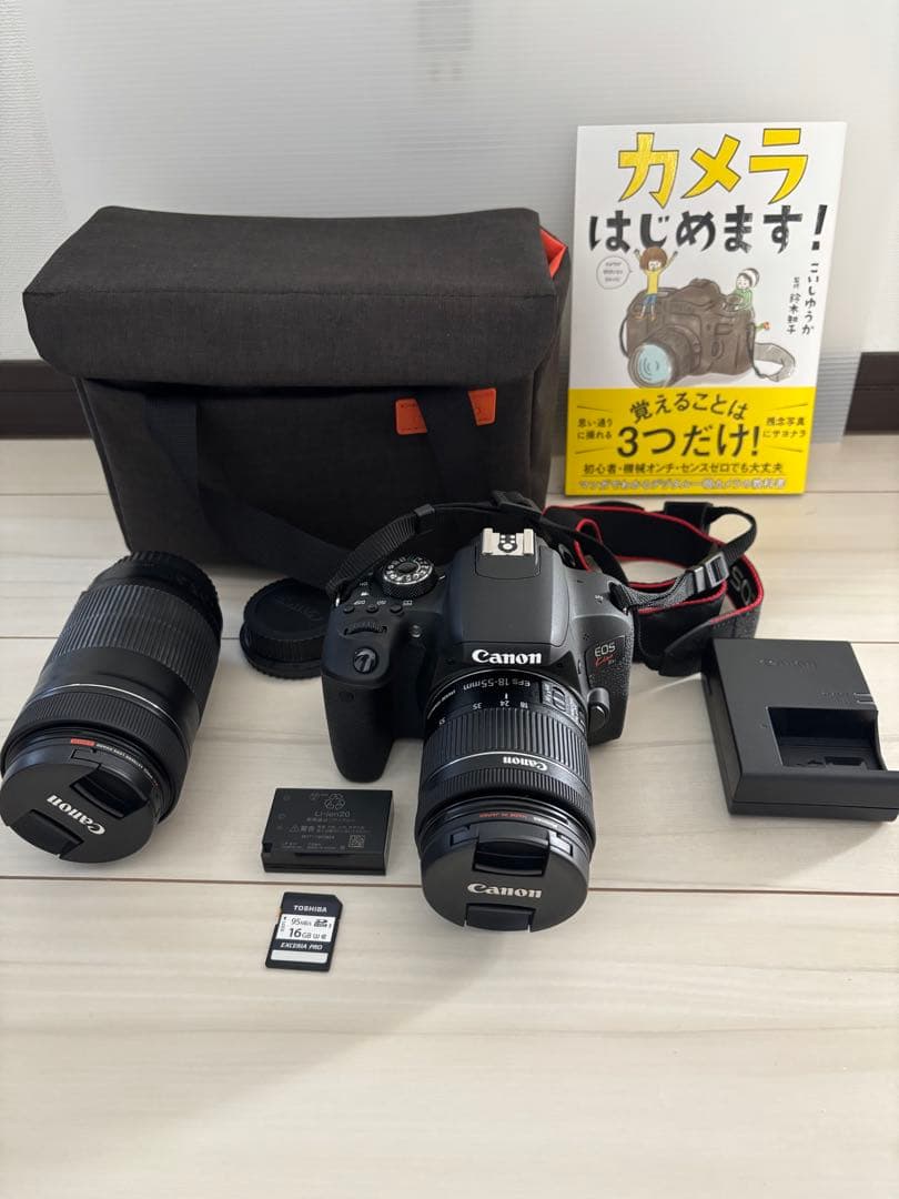 【中古品】Canon EOS Kiss X9i ダブルズームキットおまけ付き