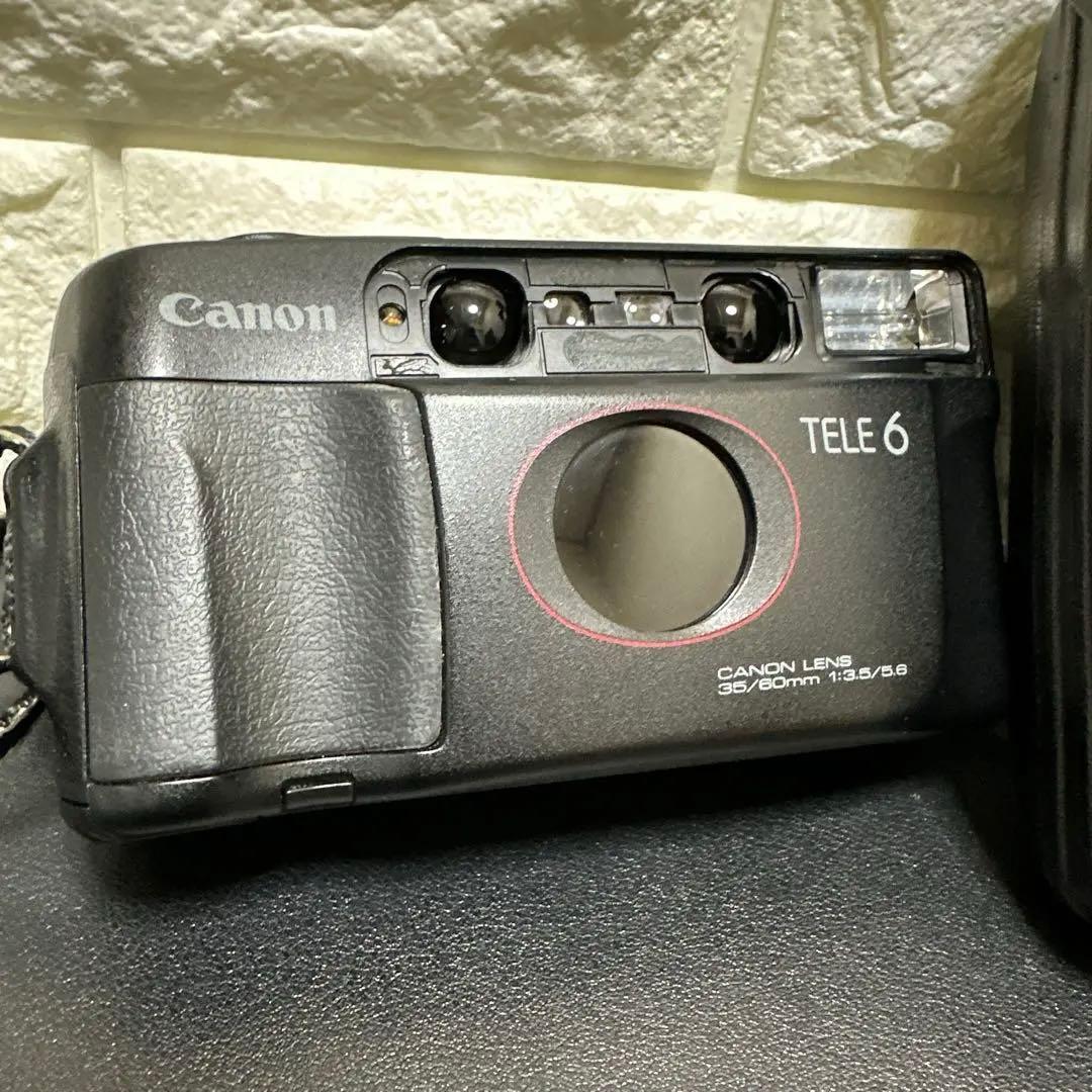 美品　Canon Autoboy TELE6 DATE 動作確認済　やや雑あり