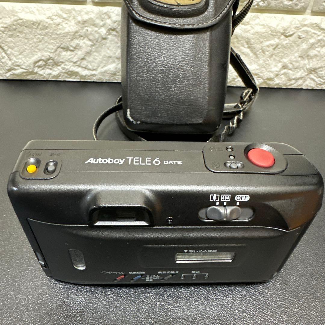 美品　Canon Autoboy TELE6 DATE 動作確認済　やや雑あり