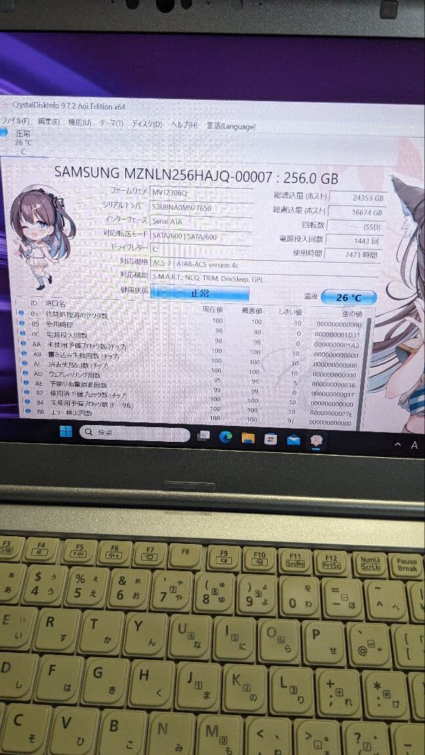 Windowsノート本体 PANASONIC CF-LV8RDHVS i5 SSD