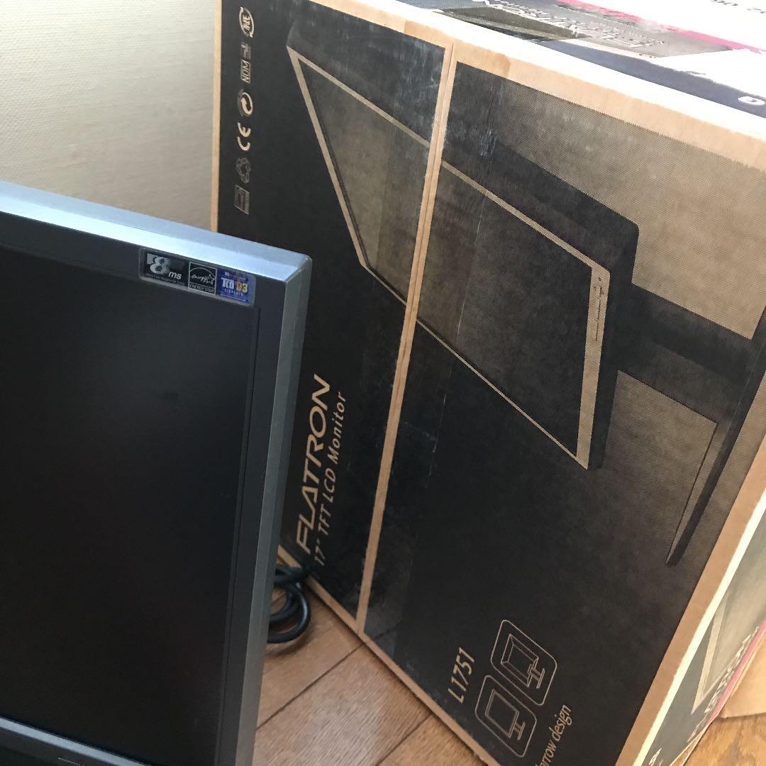 FLATRON L1751SQ 17インチディスプレイモニター キーボード
