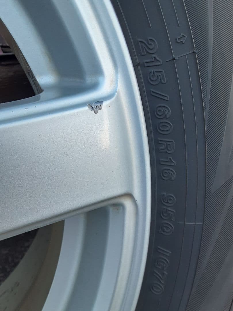 16インチスタッドレスタイヤ&アルミホイール付き　4本セット