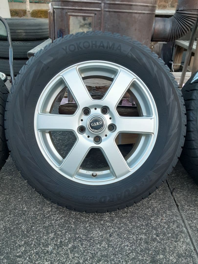 16インチスタッドレスタイヤ&アルミホイール付き　4本セット