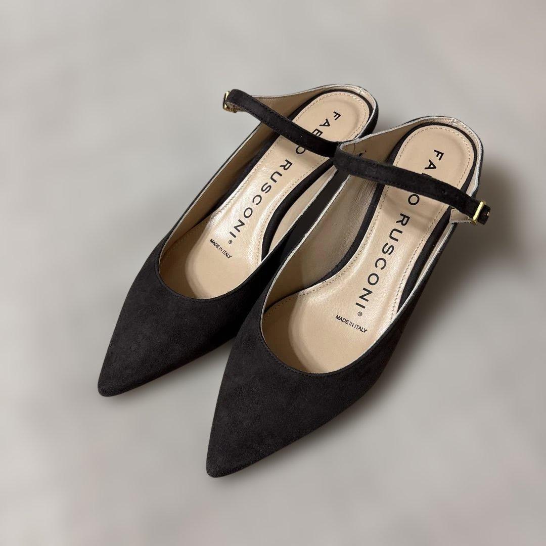 FABIO RUSCONI ブラウンミュール 35 【未使用】