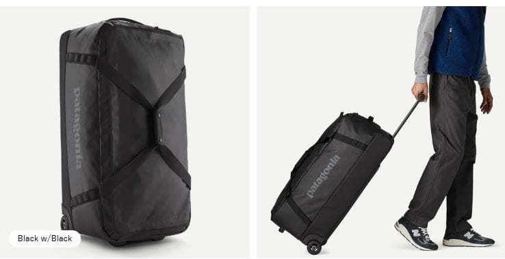 新品 patagonia BLACK HOLE WHEELED 100L