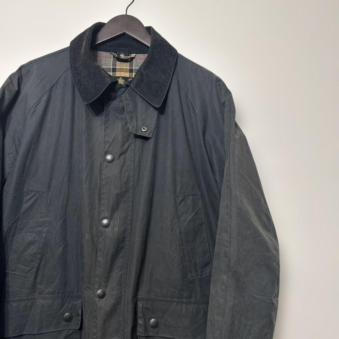 Barbour ASHBY オイルドジャケット ワックス ブラック メンズ XL