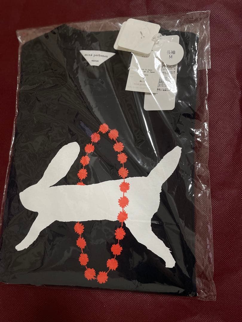 ミナペルホネン長袖ダークネイビーカットソーMサイズ