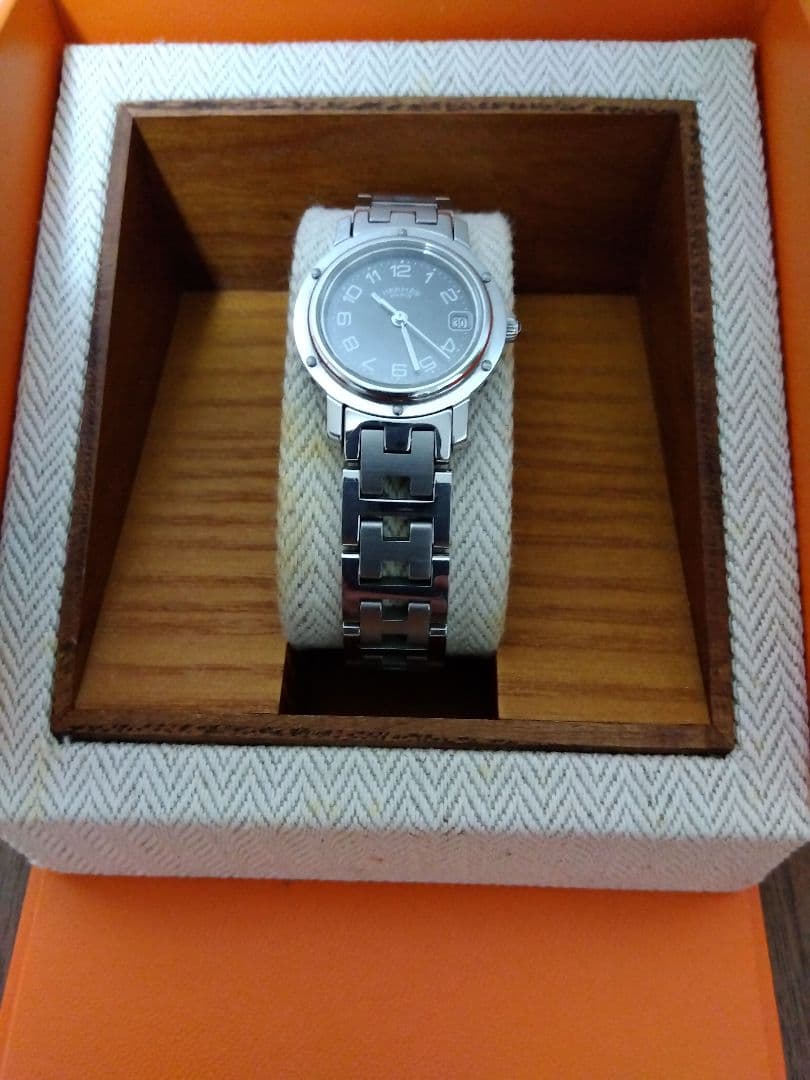 エルメス　クリッパーCL4.210　グレー