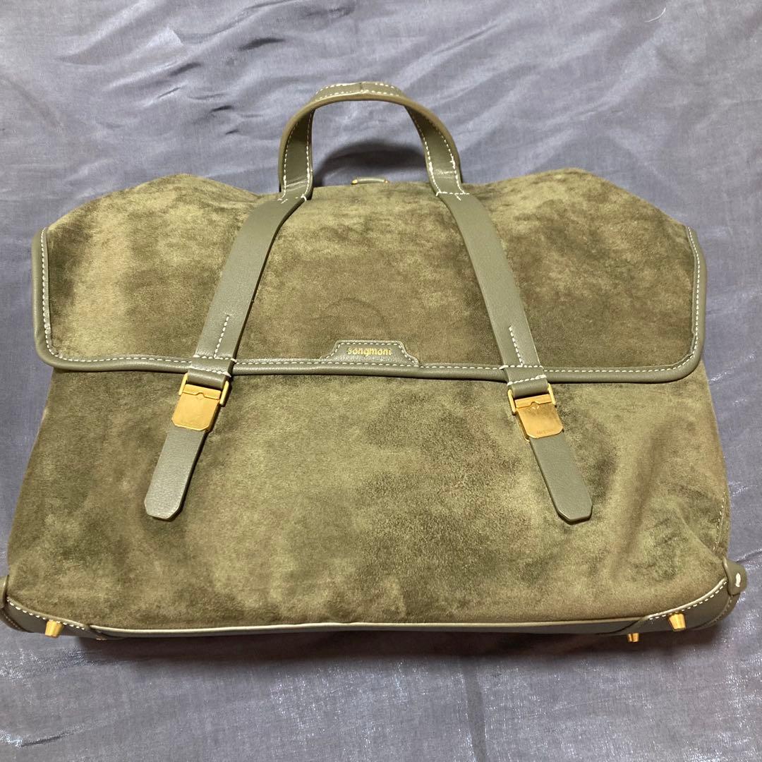 Songmont オリーブグリーン ボストンバッグ