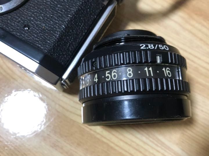 canon p (希少)レンズ付き昭和の名品　動作確認 O K 写真通り