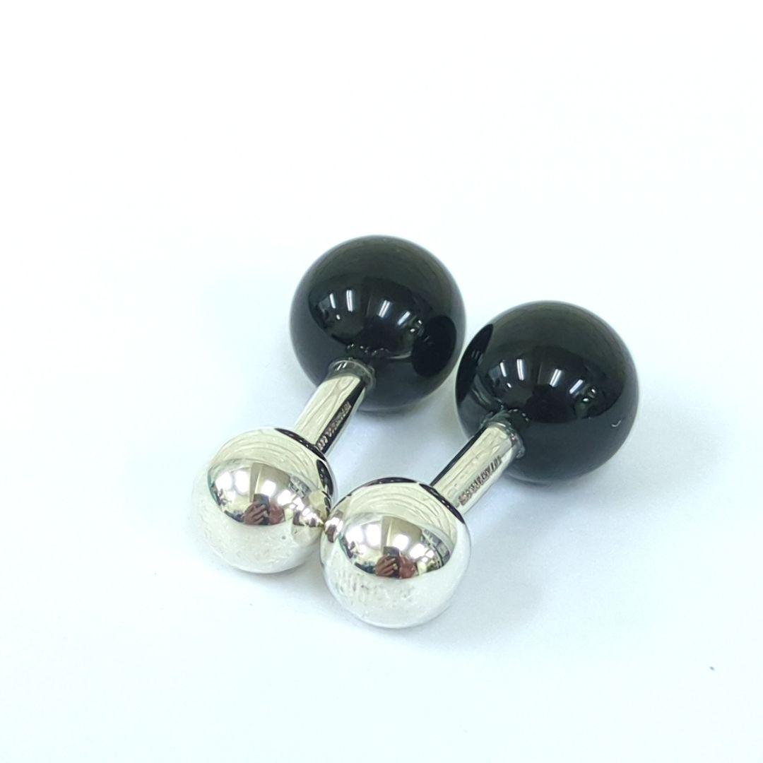 Tiffany ティファニー SV925 オニキス カフス ヴィンテージ