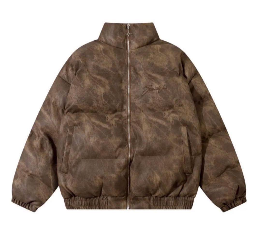 SKATE PARK ブラウンキルティングジャケット ダウンジャケット　ブラウン