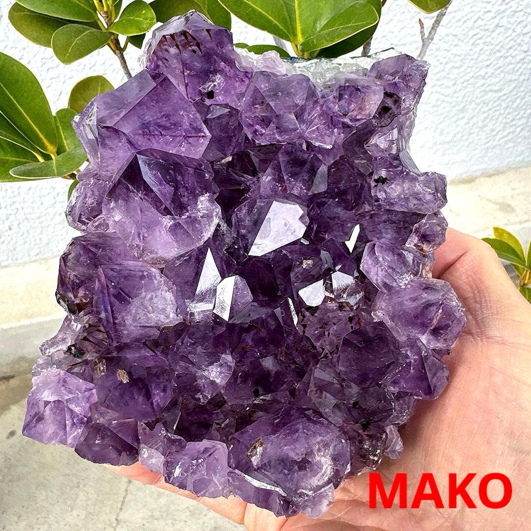 M1852☆アメジストクラスター1.3Kg☆天然石　原石☆N51201