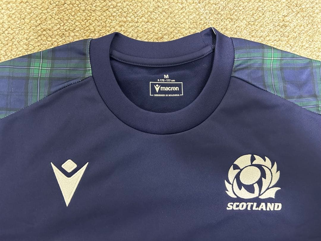 【新品未使用】ラグビー　スコットランド代表　長袖トレーニングシャツ　M