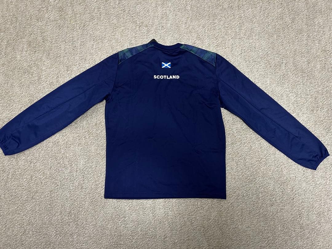 【新品未使用】ラグビー　スコットランド代表　長袖トレーニングシャツ　M