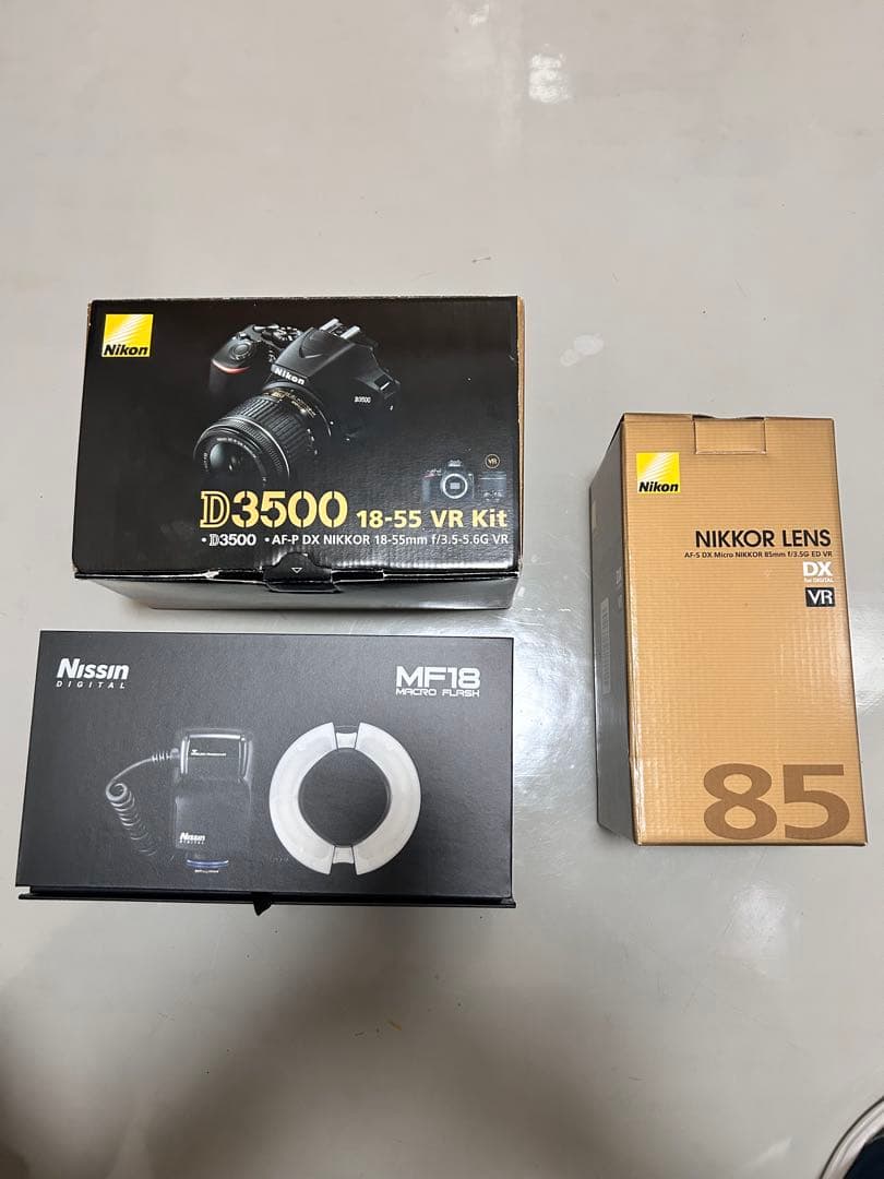 【これだけで完結】【美品】Nikon D3500 （85mmレンズ・MF18）