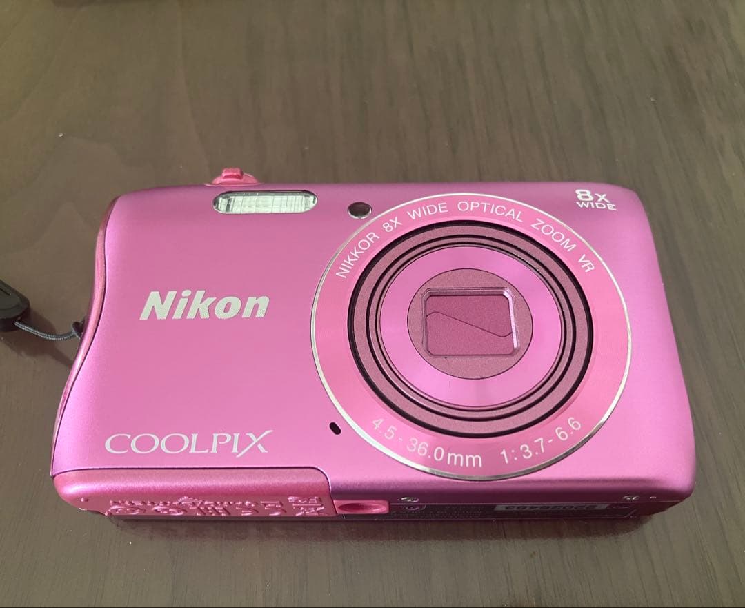 【動作確認済み】Nikon COOLPIX S3700 デジカメ　人気色ピンク