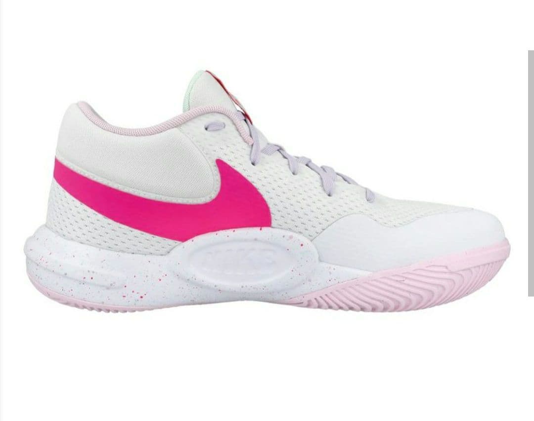 バレーボールシューズ　ナイキ ハイパークイック SE ホワイト ハイパーピンク