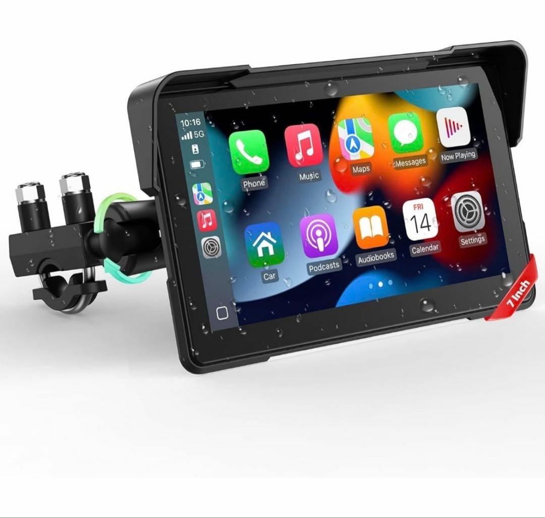 7インチ バイク用ディスプレイオーディオ バイク ナビ