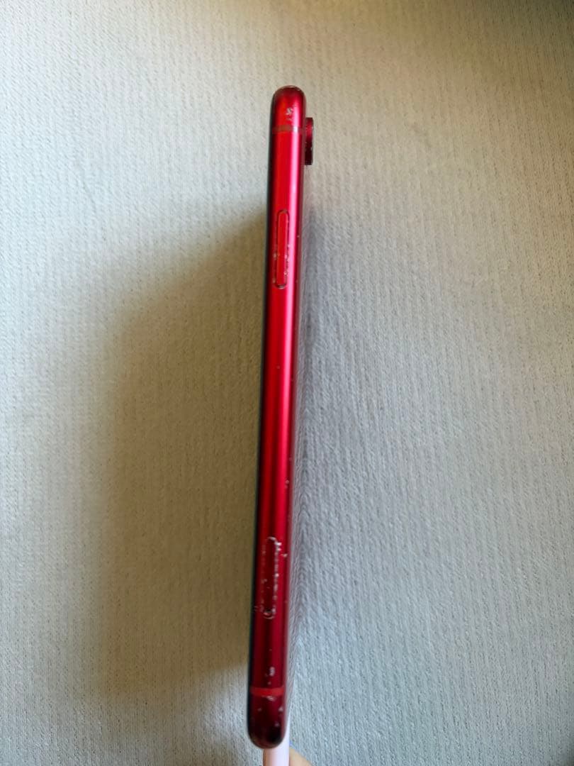 iPhoneXR red 128GB 画面割れ品　 液晶漏れあり