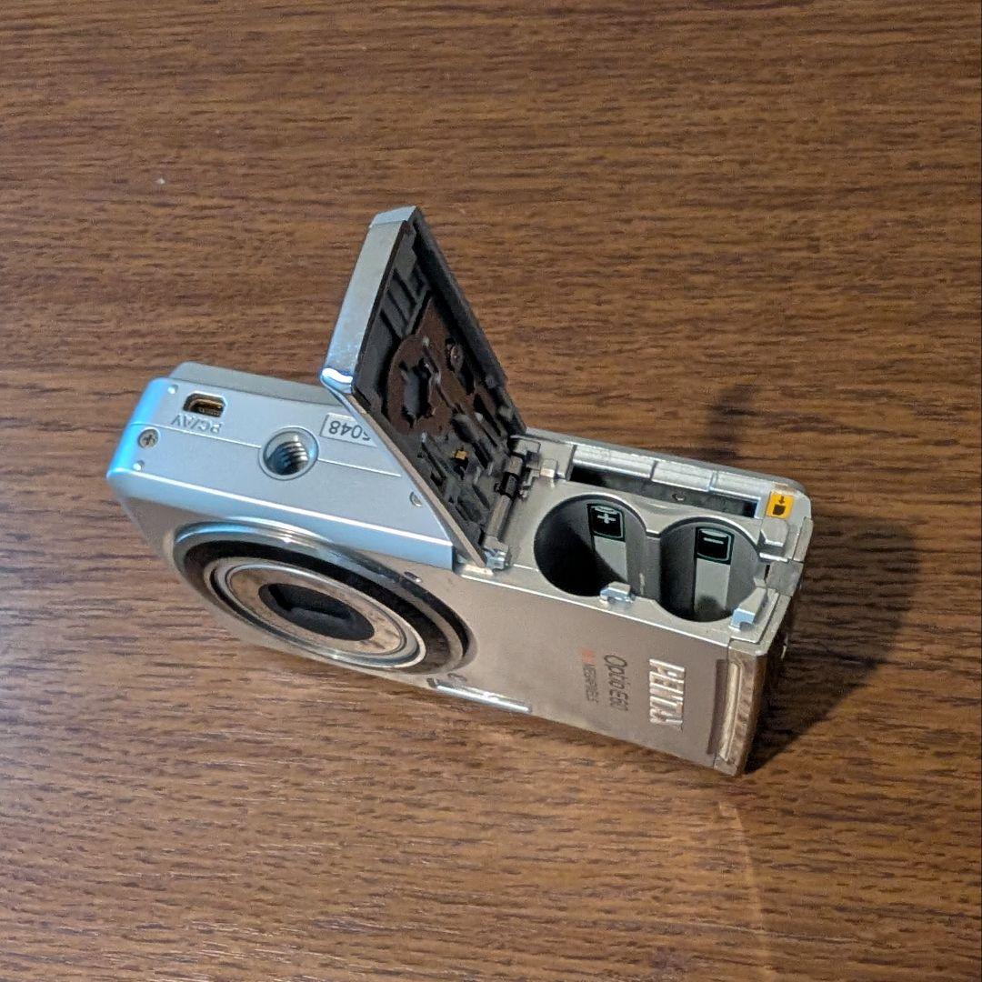★【初心者セット 平成レトロ】乾電池で楽々 PENTAX Optio E60★