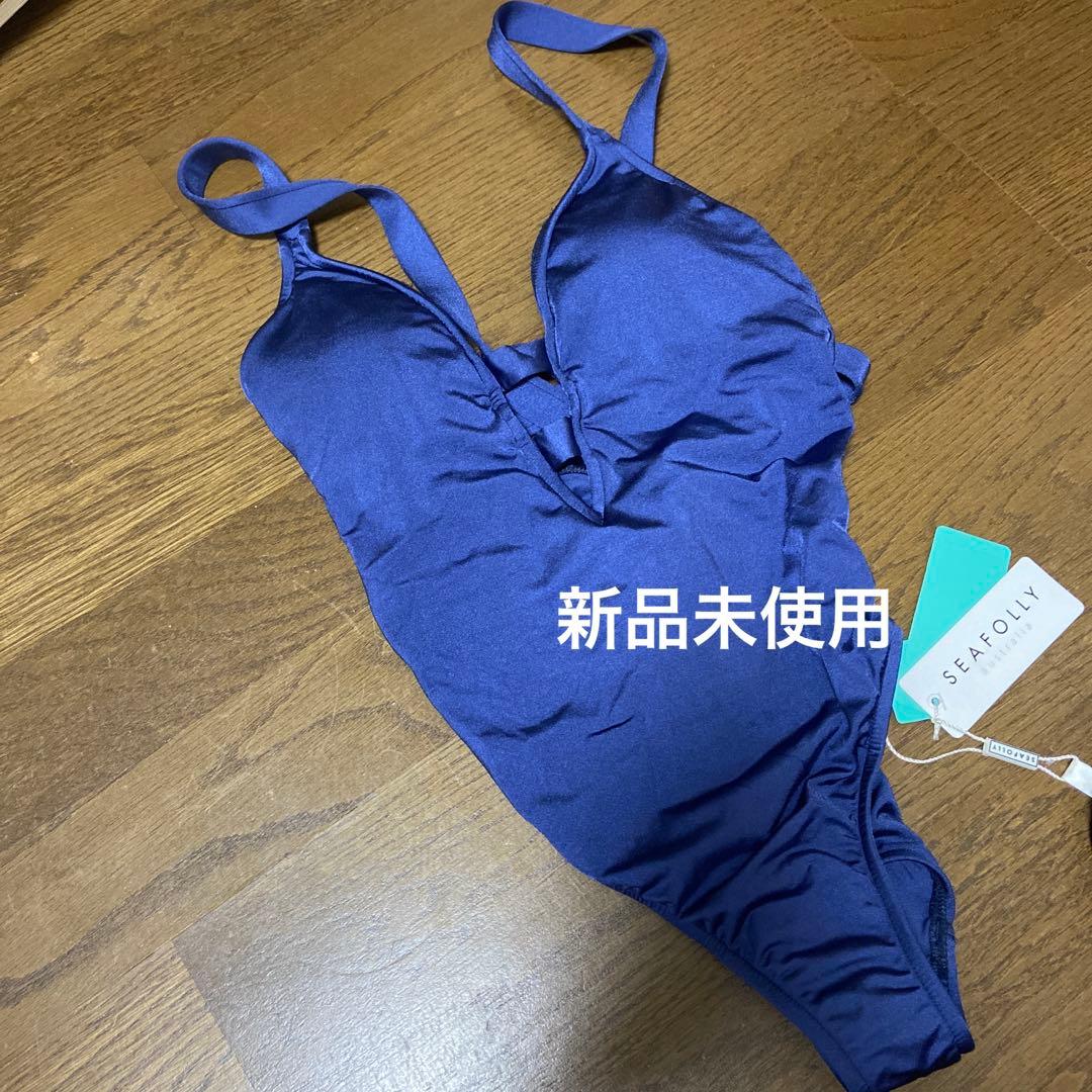 Seafolly Shine On Deep-V Maillot 新品未使用