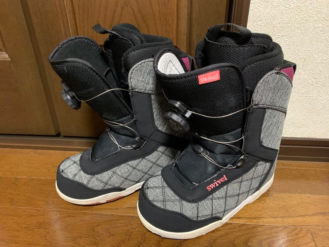 swivel スノーボードブーツ グレー/ブラック