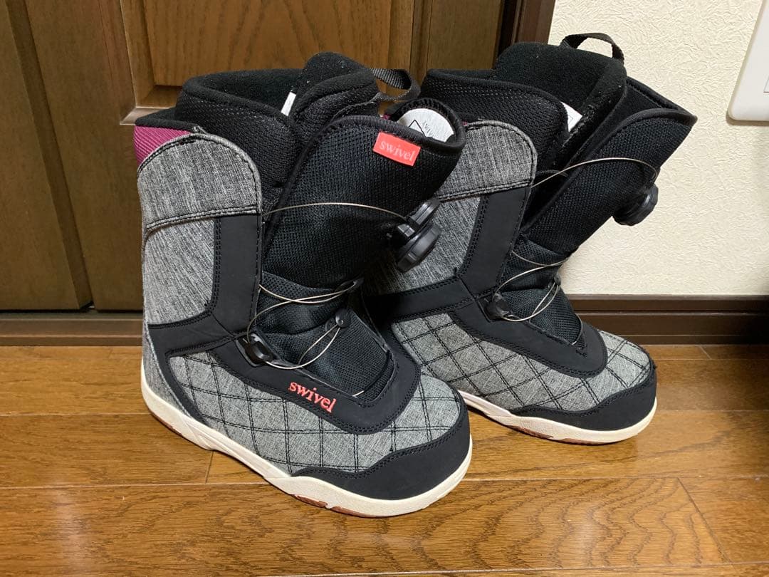 swivel スノーボードブーツ グレー/ブラック