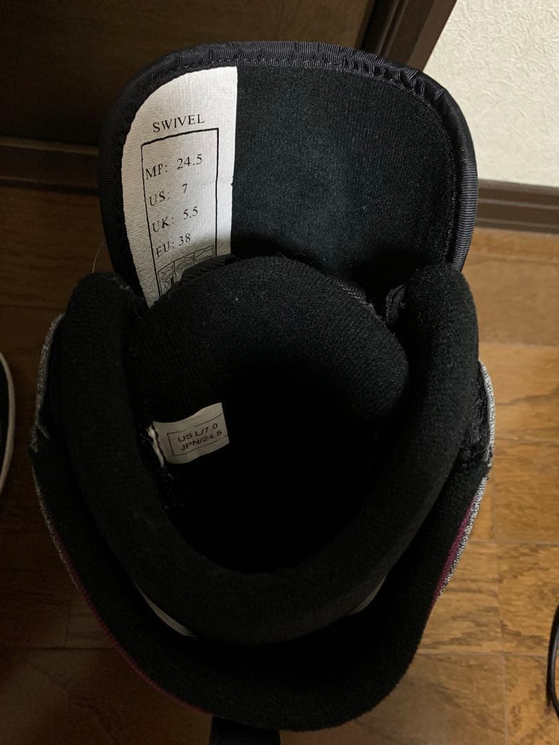 swivel スノーボードブーツ グレー/ブラック