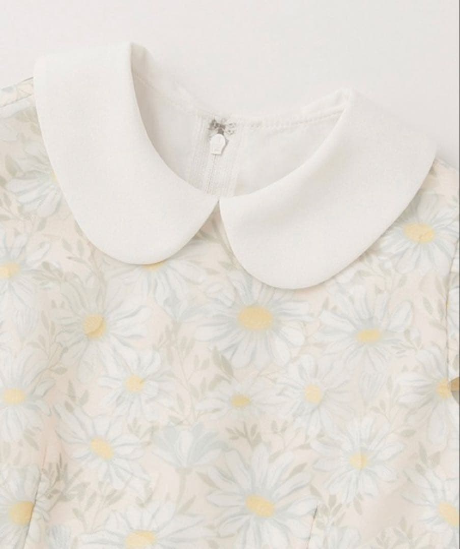 新品petit main◇プティマイン花柄ワンピース　ジャケットフォーマル120