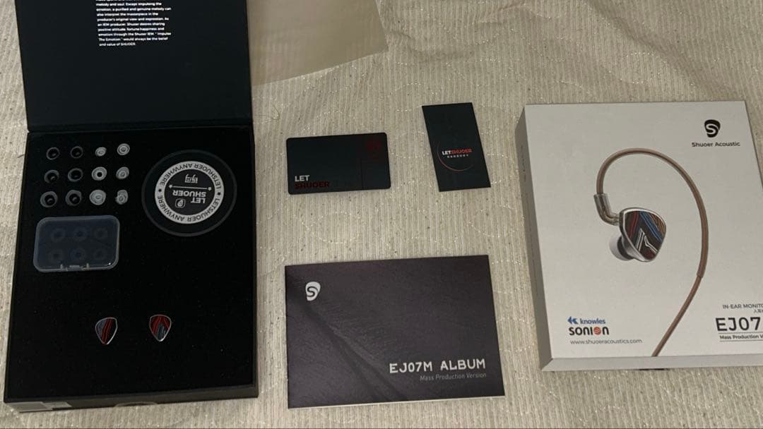 LETSHUOER EJ07M + S12 + 4.4mmケーブルセット