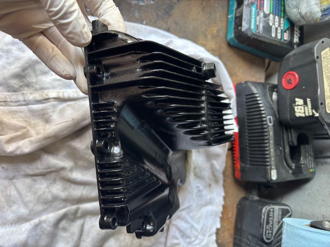 カワサキ　純正　バリオス　オイルパン　ドレンボルト　OK