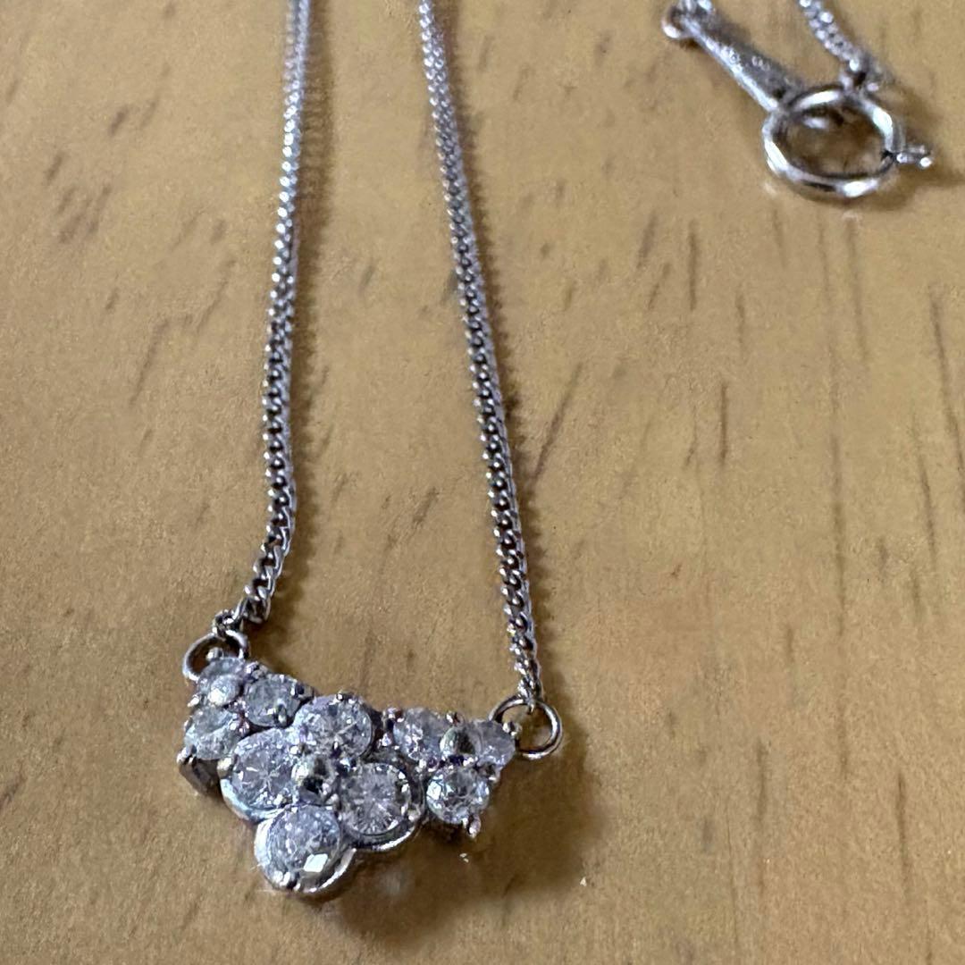 丸*山様 ジュエリーマキ　プラチナpt850 ダイヤモンドネックレス　鑑定書&刻