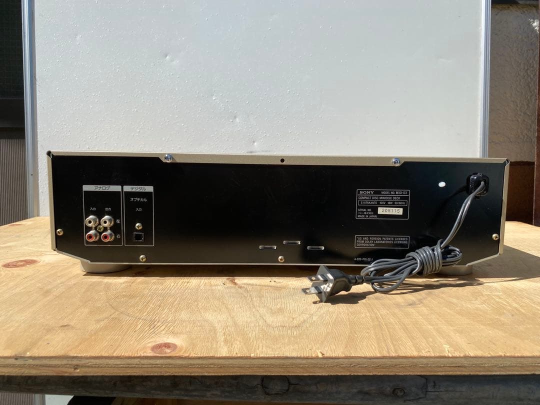 sony mxd-d3 md cdプレイヤー　中古品