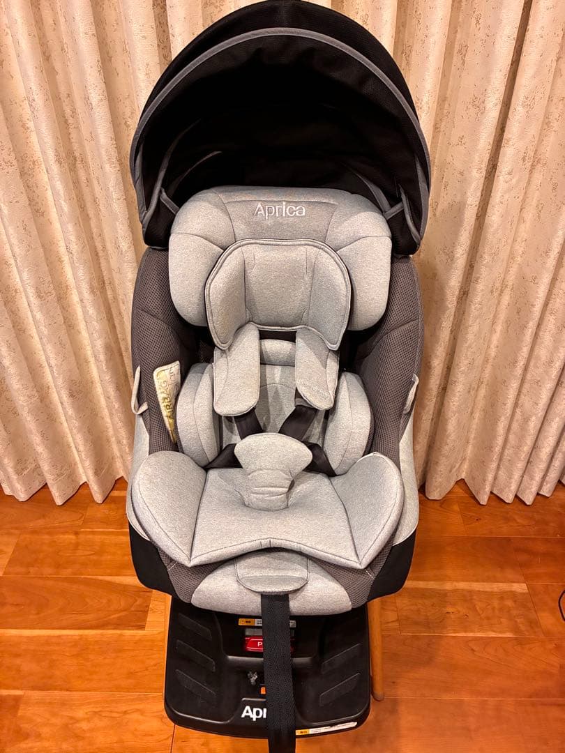 【付属品完備】Aprica クルリラAC ISOFIX シートベルト両対応